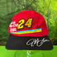 Vintage 1995 NASCAR Winston Cup Jeff Gordan #24 Snapback Baseball Hat Cap Adjustable