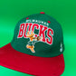 Vintage Milwaukee Bucks Mitchell And Ness SnapBack Hat