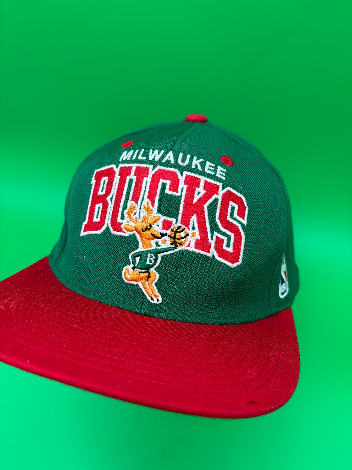 Vintage Milwaukee Bucks Mitchell And Ness SnapBack Hat