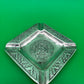 Vintage Mexico 900 Silver Ashtray Aztec Calendar Stamped Design 38g 3.25”