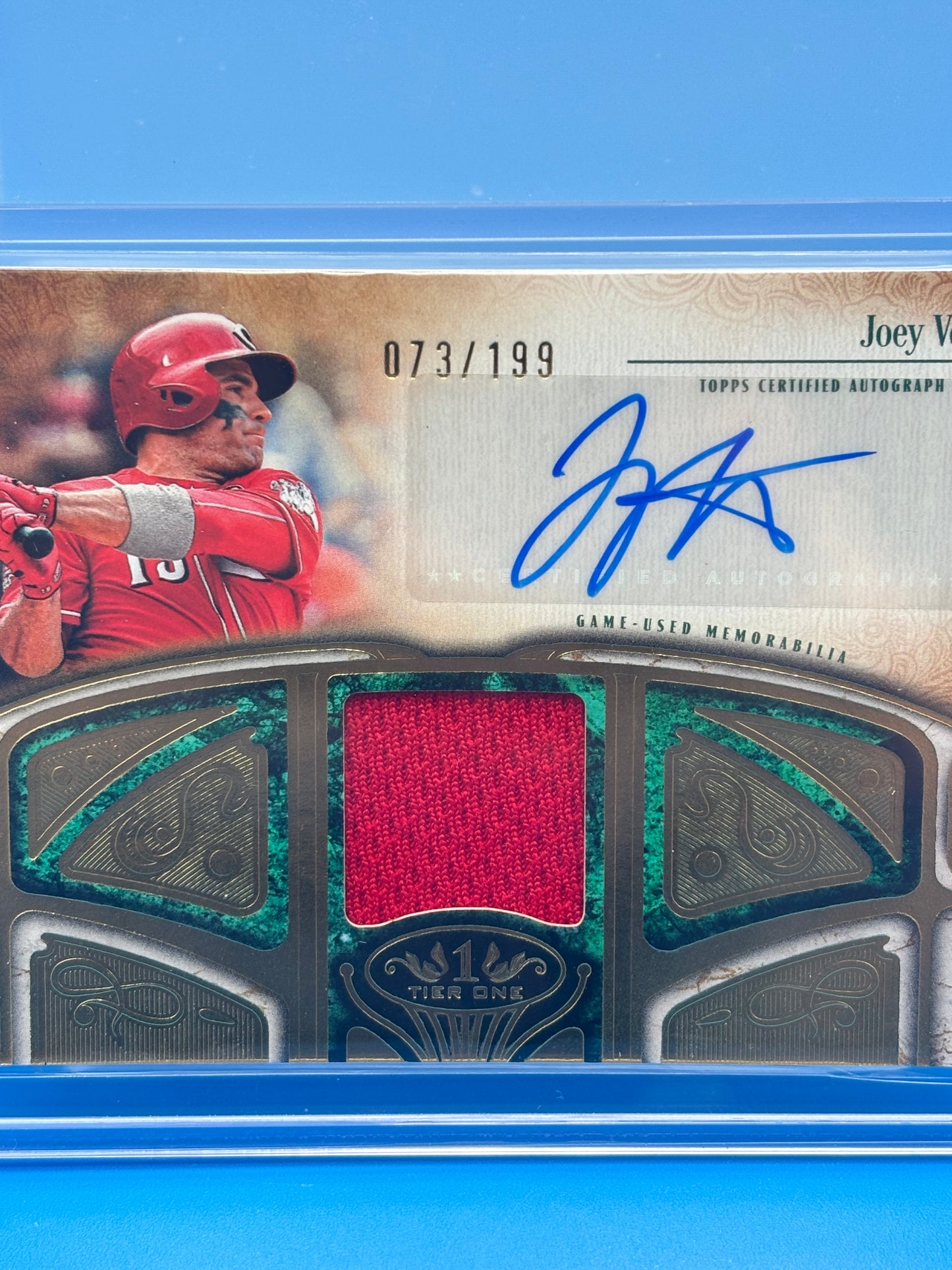 2026 Topps Tier One Joey Votto Auto Relic /199 Game Used Reds AT1R-JV