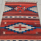 Rare Hand Knotted Vintage South American Kilim Kilm Wool Area Rug 3.3 x 1.10 Ft