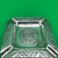 Vintage Mexico 900 Silver Ashtray Aztec Calendar Stamped Design 38g 3.25”