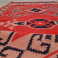 Amazing Hand Knotted Vintage Turkish Kilim Kilm Wool Area Rug 4.6 x 2.3 Ft