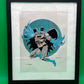 1990 Batman Pat Broderick Signed Numbered Lithograph 1786/5000 Framed DC Comics