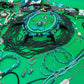 Large Boho Southwestern Jewelry Lot Turquoise Tribal Silver Tone Statement Necklaces Bracelets