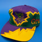Vintage Mardi Gras Rare Hat SnapBack Lightning Bolt Thunder Jagged Edge Cap