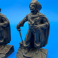 Pair of Antique Vtg 1928 Bronze finish Cast Iron Pirate Bookends Gift House NY