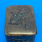 Antique Japanese Meiji Mixed Metal Bronze Brass Trinket Box Bird Flowers