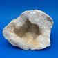 Natural White Quartz Crystal Geode Cave Druzy Mineral Specimen 4.25” Display