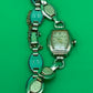 Vintage Bulova Ladies Art Deco Watch Speidel Bracelet Fifth Avenue Box Untested