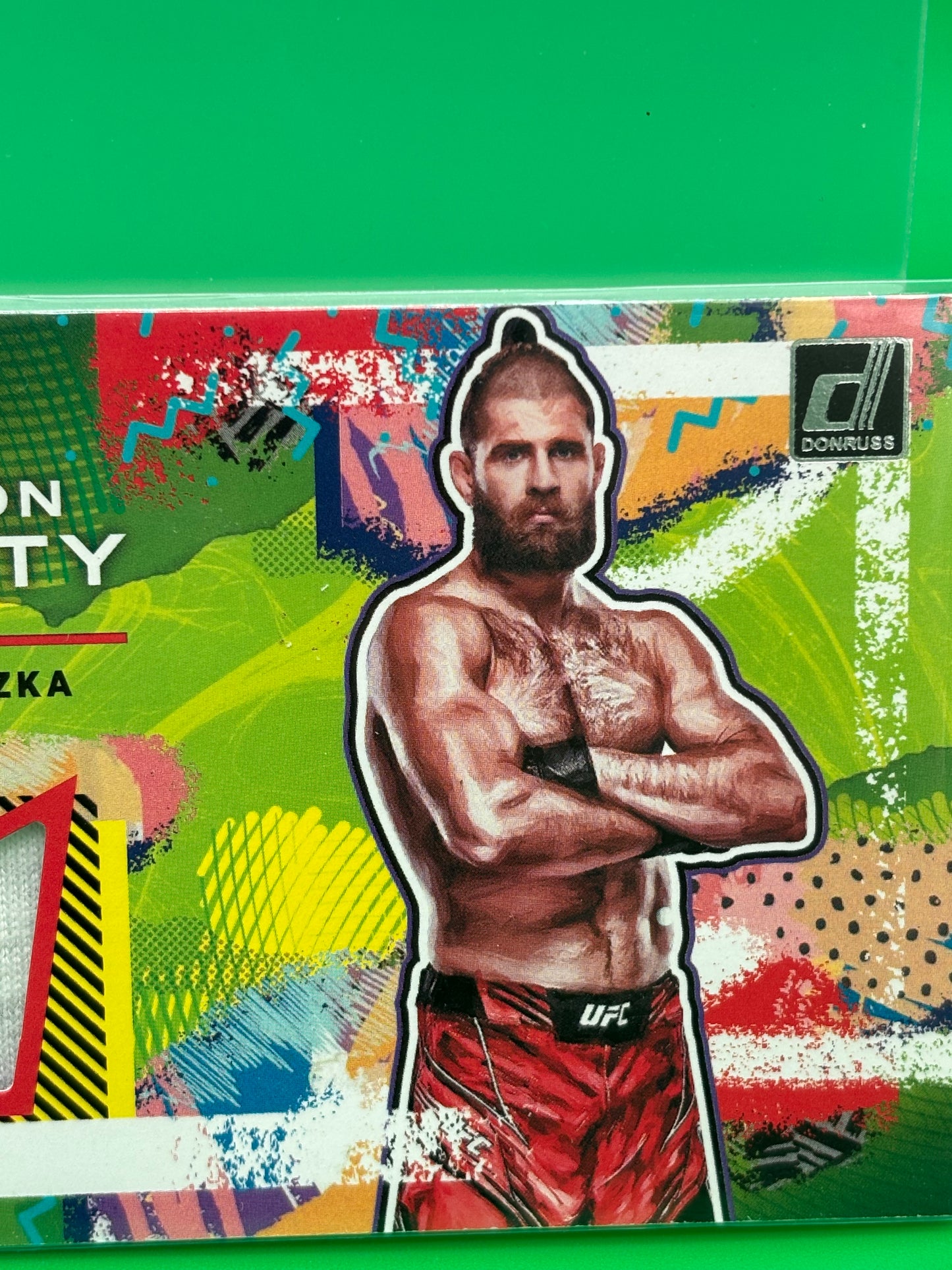 2022 Panini Donruss UFC Octagon Royalty Relic Jiri Prochazka #OR-JPZ Fighter Worn