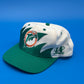 Vintage 90’s NFL Miami Dolphins Shark Tooth Hat Snapback Pro LINE Logo