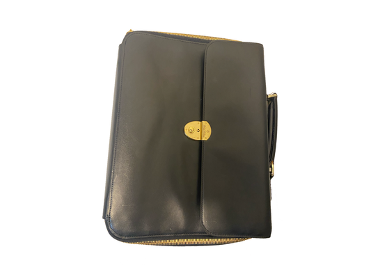 Amazing Lightly Used Leather Brooks Brothers Leather Made in Italy Business Laptop Case