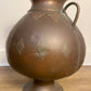 Antique Arts & Crafts Hand-Hammered Copper Urn with Riveted Seams, c. 1890–1915